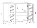 Storage Cabinets Pattern Pattern 60 x 33 x 75 cm Natural 4018846