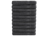 Premium Shower Towels "SOLUND" 10 pcs Anthracite 70x140 cm 600 gsm 137162
