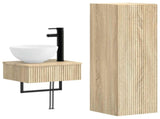 Bathroom Furniture Set 2 pcs Sonoma Oak 33 x 34.5 x 100 cm 3406095