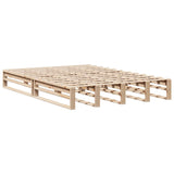 Bed Frame without Mattress 160x200 cm Solid Wood Pine 3302300