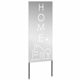Garden Privacy Screen Silver 50 x 140 cm Galvanised steel 876341