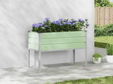 Planter Pastel Green 100 x 45 x 90 cm Galvanised Steel 42018282