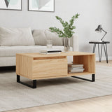 Coffee Table Sonoma Oak 90x50x36.5 cm Engineered Wood 830575
