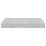 Floating Wall Shelves 4 pcs Concrete Grey 40x23.5x3.8 cm MDF 326593