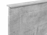 Headboard Concrete Grey 100 cm Engineered Wood 887674