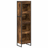 Book Cabinet Smoke Oak 40 x 30 x 155 cm Engineered Wood 886374