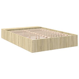 Bed Frame without Mattress Sonoma Oak 140x190 cm 3280582