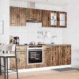 8 Piece Kitchen Cabinet Set Lucca Smoked Oak Engineered Wood 3314836