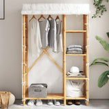 Wardrobe 110x45x170 cm Bamboo 368043