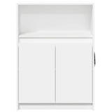Sideboard with LED White 72x34x100 cm Engineered Wood 852159