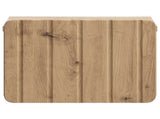 Wall-Mounted Bedside Cabinet 2 pcs Artisan Oak Engineered Wood 898274
