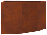 Planter Rusty 90 x 45 x 35 cm Weathering Steel 883695