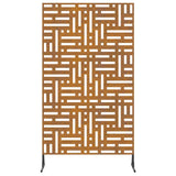 Privacy Screen Grey 100 x 50 x 180 cm Weathering Steel 868555