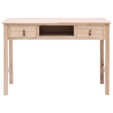 Writing Desk Natural 110x45x76 cm Wood 284159