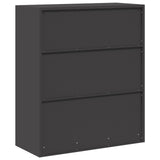 Storage Cabinet Black 90 x 40 x 105 cm Steel 891646