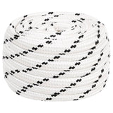 Braided Boat Rope White 20 mmx50 m Polyester 152790