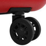 Suitcase Folding with Lock Red 43 x 27 x 66 cm ABS Plastic 42006247