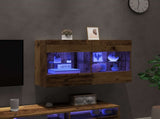 TV Wall Cabinet Old Wood 98.5 x 30 x 60.5 cm Engineered Wood 8000985