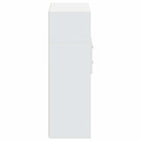 Highboard White 80x42.5x124 cm Engineered Wood 3281385