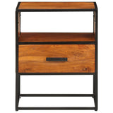 Bed Cabinet 40x30x50 cm Solid Acacia Wood 327446