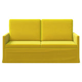 2 Seater Sofa Yellow 150 x 81 x 82 cm Velvet 42041094