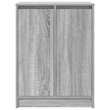 Shoe Cabinet Grey Sonoma 57x34x76 cm Engineered Wood 861873