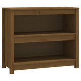 Book Cabinet Honey Brown 80x35x68 cm Solid Wood Pine 821677