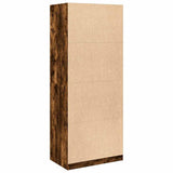 Wardrobe Smoked Oak 80x50x200 cm Engineered Wood 3307751