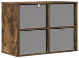 Sideboard with Drawer Smoked Oak 59.5 x 27 x 57 cm 8000536