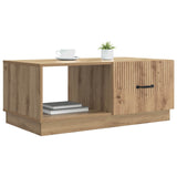 Coffee Table Artisan Oak 90 x 50 x 37 cm Engineered Wood 895424