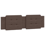Bed Frame without Mattress "Zadar" Brown 180x200 cm Super King Faux Leather 3208200