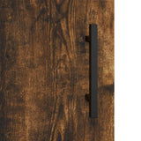Sideboard Smoked Oak 69.5x34x90 cm Engineered Wood 827753