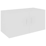 802795 Wall Mounted Cabinet White 80x39x40 cm Engineered Wood