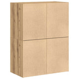 Cabinets with 2 Drawers 2 pcs Artisan Oak 60x31x40 cm Engineered Wood 858838