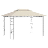 Gazebo 4x3x2.7 m Cream 160 g/m 313915