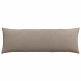 Sofa Pillows 2 pcs Taupe 120 x 40 cm Fabric 42013811