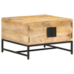 ZNTS Coffee Table 67x67x45 cm Solid Mango Wood 320375