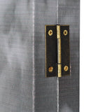 Folding Room Divider 228x170 cm London Bus Black and White 245876