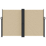 ZNTS Retractable Side Awning Beige 160x1200 cm 4004825