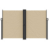 ZNTS Retractable Side Awning Beige 160x1200 cm 4004825