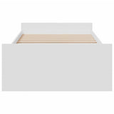 Bed Frame with Drawers without Mattress White 90x190 cm Single 3280342