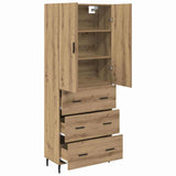 Highboard 2 pcs Artisan Oak 69.5 x 34 x 180 cm Engineered Wood 3415865