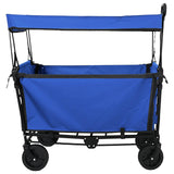 Folding Hand Trolley Black 105 x 56.5 x 116 cm Oxford Cloth 42020663