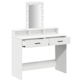 Dressing Table White 100 x 41 x 140 cm Engineered Wood 865172