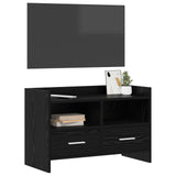 TV Cabinet 71.5 x 33 x 47 cm Black Oak Engineered Wood 8011148