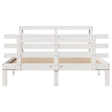 Bed Frame with Headboard without Mattress White 160x200 cm 3306117