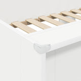 Bunk Bed for Kids White 75 x 190 cm Engineered Wood 3410387