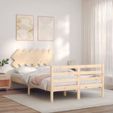 Bed Frame without Mattress 120x200 cm Solid Wood 3195281