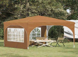 Pop-up Party Tent 290 x 290 x 245 cm Beige 42019859