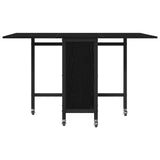 Folding Dining Table with Castors 130 x 80 x 76.5 cm 8006043